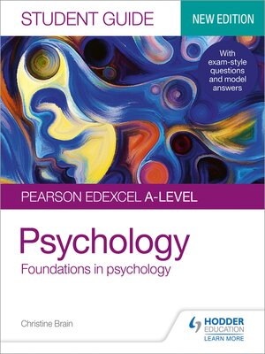 cover image of Pearson Edexcel A-level Psychology Student Guide 1